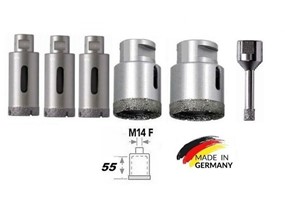 frese diamantate per fori a secco  frese diamantate per fori a secco